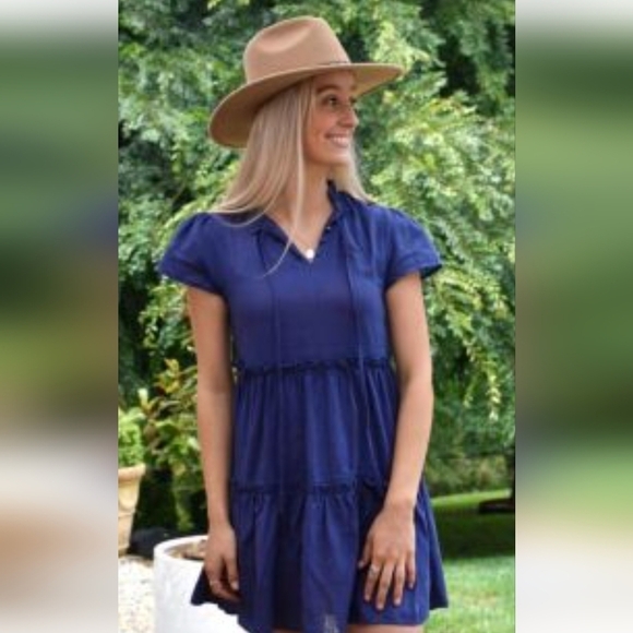 Navy Blue Altar’d State mini dress size XS  New With Tags In USD - Picture 14 of 15